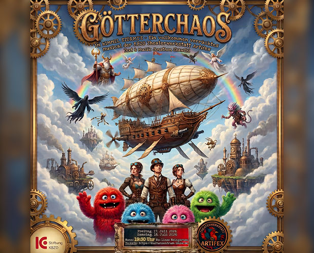 Steampunk Götterchos Poster